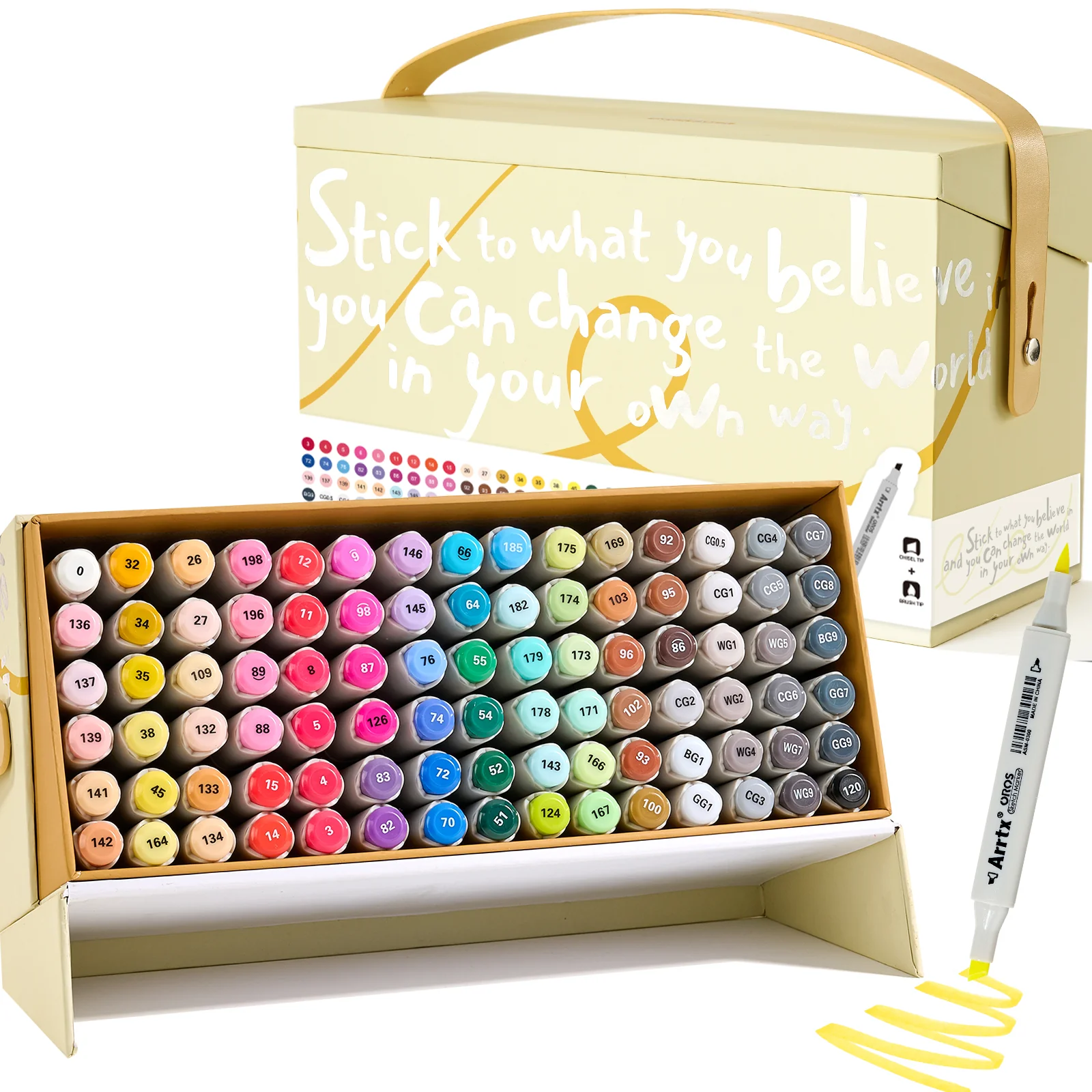 Arrtx OROS 90 Alcohol Markers Paint Markers Dual Tip - Image 13